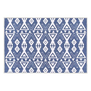 Sussexhome Hairband Collection Cotton Heavy Duty Low Pile Area Rug , 2' x 3' - 1 of 4