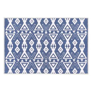 Sussexhome Hairband Collection Cotton Heavy Duty Low Pile Area Rug , 2' x 3'