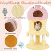 Tangkula Monster-Themed Cat Tree w/ 2 Private Condos Long Plush Sisal Scratching Posts - 4 of 4