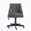 TiramisuBest Medieval Retro Gray PU Leather Office Chair with Lift, Swivel, Recline, Comfort & Nostalgia - 2 of 4