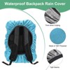 Unique Bargains Waterproof Backpack Rain Cover with a Vertical Reflective Strap for Hiking/Biking 1 Pc - 2 of 4