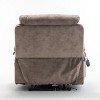 Power Lift Recliner Chair for Elderly with Massage and Heat, Wide Seat Electric Recliner Sofa with Remote, Cup Holders and Side Pockets-Tanpinhause - 3 of 4