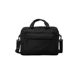 Port Authority Classic Exec Briefcase with Faux Leather Trim - 1 of 4