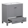 CAVINAS Bathroom Vanity with Single Combination Under Counter Sink and Soft Closure,Bathroom Storage Cabinet with 2 Doors and a Drawer - 4 of 4