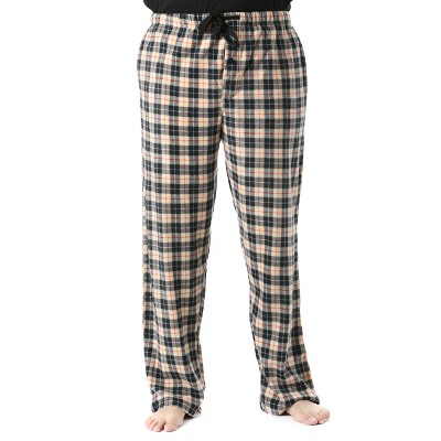 #followme Men's Microfleece Pajamas - Plaid Pajama Pants for Men - Lounge & Sleep PJ Bottoms