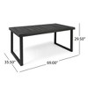 Maggift Patio End Tables, Stylish End Tables for Indoor and Outdoor Use, Ideal for Gardens, Backyard, Special Design, Gray, 69"*35.5"*29.5" - 2 of 4