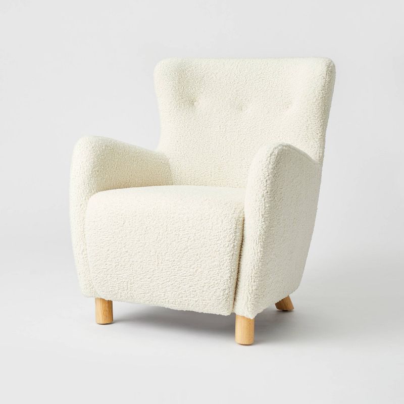 Kessler Wingback Accent Chair Velvet - Threshold&#8482; designed with Studio McGee, 1 of 12