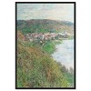 Art Remedy Monet - View of Vetheuil Classic Monet Art Prints Framed - 3 of 4