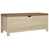 vidaXL Storage Box with Cushion Sonoma Oak 41.3 - 2 of 4