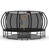 HFYee 12/14/16FT Kids Adventure Trampoline Safety Enclosure & Ladder for Outdoor Play for Ages 6-12 - 2 of 4