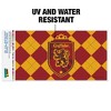 Harry Potter Gryffindor Plaid Sigil Automotive Bumper Sticker - 2 of 4