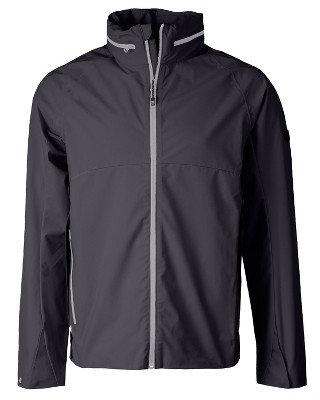 Cutter & Buck Vapor Water Repellent Stretch Mens Full Zip Rain Jacket ...