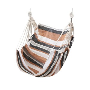 Unique Bargains Durable Stripe Hammock 51.18"x39.37" 1 Pc - 1 of 3