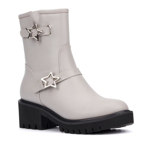 Olivia Miller Women's Neptune Ankle Boots - 7, Grey : Target