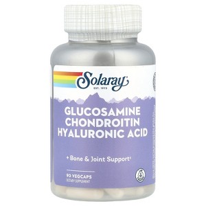 Solaray Glucosamine Chondroitin Hyaluronic Acid, 90 VegCaps - 1 of 2