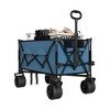 Collapsible Utility Wagon Cart with Wheels, 10 Cu Ft, 350 LB Capacity, Folding Grocery & Camping Cart. - 2 of 4