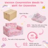 Inhand Kids Sofa, 2-in-1 Soft Toddler Couch Fold Out, Toddler Chair Comfy with Cute Designs, Convertible Sofa to Lounger for Girls and Boys - 3 of 4