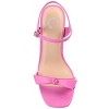 Journee Collection Womens Dianne Tru Comfort Foam Open Square Toe Stacked Heel Sandals Pink 12 - 4 of 4