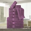 Luxury Cotton Heavyweight Ultra-Plush 9 Piece Towel Set by Blue Nile Mills - 2 of 4