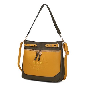 MKF Collection Evie two-tone Vegan Leather Women’s Shoulder bag by Mia K - 1 of 4