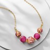 Ross-Simons Italian Multicolored Murano Glass Bead Necklace in 18kt Gold Over Sterling Size 18 - 4 of 4