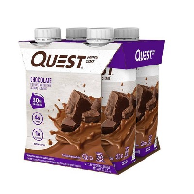 Quest Ready To Drink Protein Shake - Chocolate - 44 fl oz/4ct