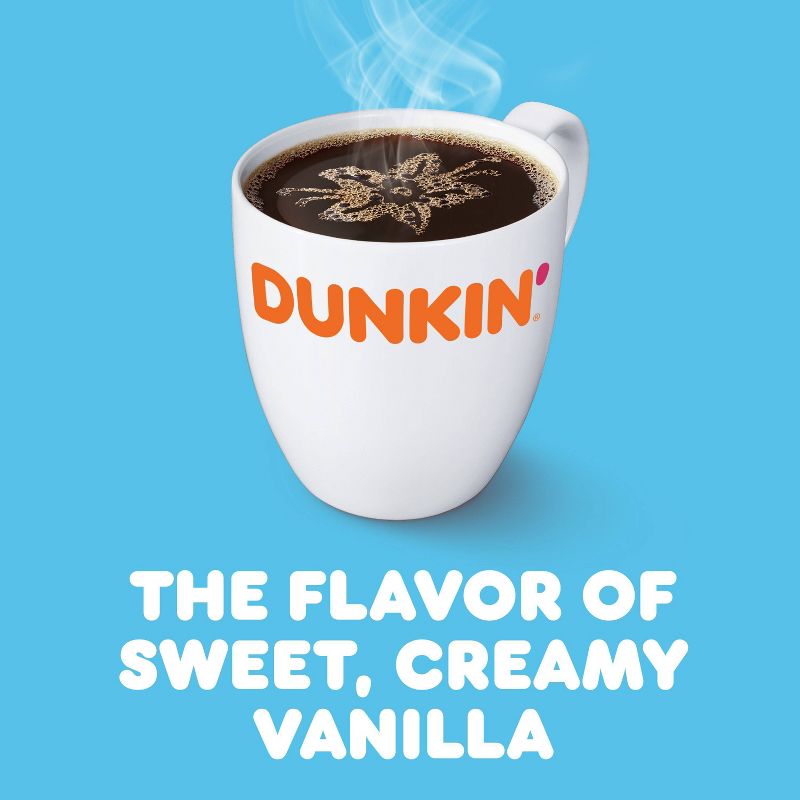Dunkin' French Vanilla Flavored Medium Roast Ground Coffee, 4 of 14