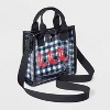 Girls' Cowboy Boots Mini Jelly Crossbody Bag - art class™ Black - 2 of 4