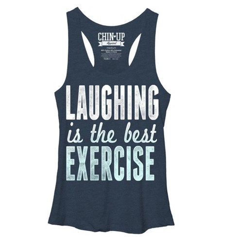 Women's CHIN UP Laughter Racerback Tank Top - image 1 of 3