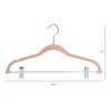 REGALWOVEN 10 Pcs Non-Slip Durable Space Saving Special Design Clothes Hangers - 2 of 4