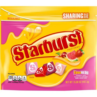 Starburst FaveREDs Sharing Size Fruit Chews - 15.6oz