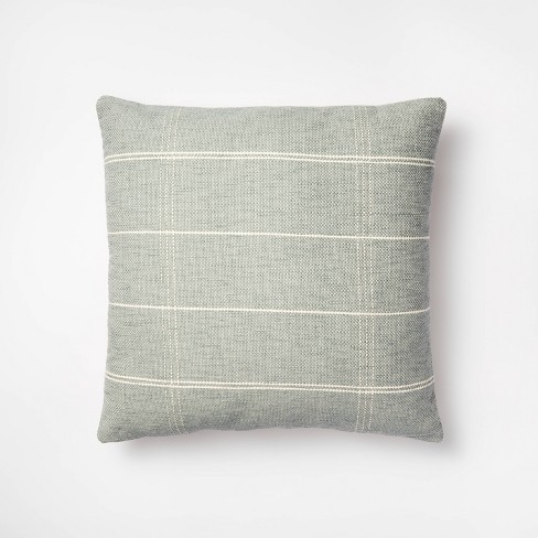 Modern Tufted Square Throw Pillow Summer Wheat - Threshold™ : Target