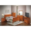 Passion Furniture Louis Philippe Queen Sleigh Bed with High Footboard - 3 of 4