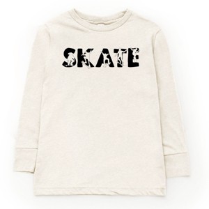 The Juniper Shop Skate Youth Long Sleeve Tee - L - Natural - 1 of 4