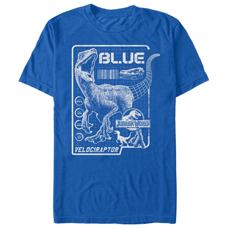 Men's Jurassic World: Fallen Kingdom Blue Details T-Shirt, 1 of 5