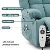 Manual Recliner Chair with Heating & 8-Point Massage, 155¡ã Adjustable Corduroy Recliner with Dual Cup Holders and Side Pockets - 4 of 4