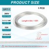 Unique Bargains Tinned Copper Insulated Heat Resistant PVC Covered 300V SPT-1 Round Wire 18AWG - 2 of 4