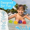 4E's Novelty 4 Packs Sea Animal Water Balls, Sensory Octopus Squishy Pool Toys for Kids ages 3-5 - 2 of 4