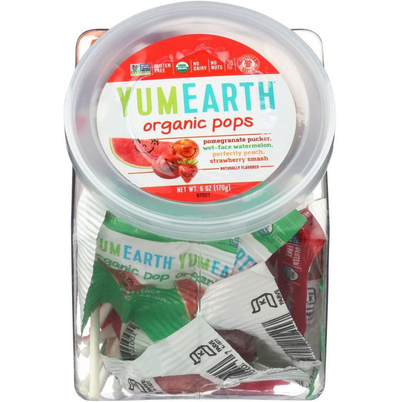 Yumearth Organic Pops Assorted Flavors - Case of 10/6 oz, 4 of 8