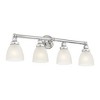 Livex Lighting Classic 4 - Light Vanity in  Polished Chrome - 4 of 4