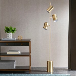 3-Light Metal Floor Lamp - 1 of 1