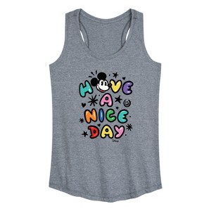 Women's - Disney - Mickey Mouse Graphic Racerback Tank - 1 of 4