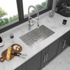 30 Inch Undermount Sink - 30inx18inx9in Undermount Stainless Steel Kitchen Sink 16 Gauge 9 Inch Deep Single Bowl Kitchen Sink Basin - 3 of 4