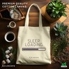 Lincove Stylish Canvas Tote Bag - Eco-Friendly, Reusable Shopping Bag - Perfect for Daily Use, Groceries, and Travel - 4 of 4
