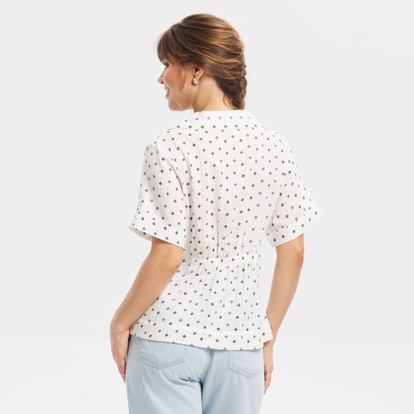 Top con mangas dolman cortas, cuello y escote en V para mujer - Universal Thread™ 2