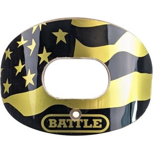 Battle Sports Chrome American Flag 2.0 Oxygen Lip Protector Mouthguard - 1 of 1