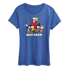Women's - Peanuts - Boo Crew Short Sleeve Graphic T-Shirt - 1 of 4