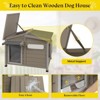 Dog House with Chew-Proof Iron Frame ¨C Durable, Weatherproof Pet Shelter for Small & Medium Dogs, Indoor/Outdoor Use - 4 of 4