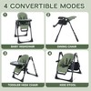Kinder King Foldable High Chair for Baby, Toddler Eating Chair with Detachable Double Trays - 4 of 4