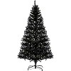 6.5 Ft Prelit Artificial Christmas Tree, with 250 Warm White LED Lights & 818 Branches, Xmas Decoration for Living Room Hallway Office - 2 of 4